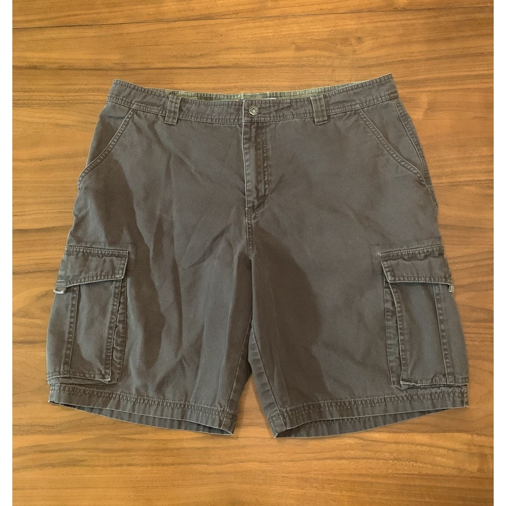 Vintage Nike ACG Canvas Cargo Shorts Mens 37  Brown All Conditions Gear Y2K 10"